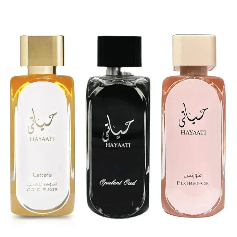 100ML Lattafa Perfumes Hayaati Eau De Parfum Spray for Men 3.4 Ounce Brand Perfume Woody Aromatic Fragrance Vanilla