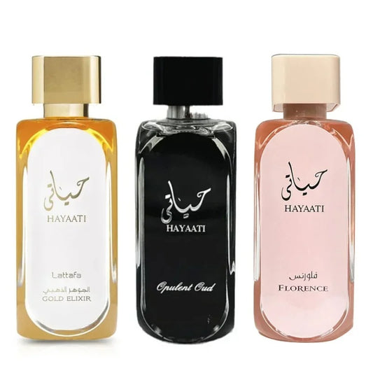 100ML Lattafa Perfumes Hayaati Eau De Parfum Spray for Men 3.4 Ounce Brand Perfume Woody Aromatic Fragrance Vanilla