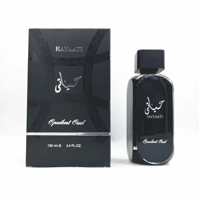 100ML Lattafa Perfumes Hayaati Eau De Parfum Spray for Men 3.4 Ounce Brand Perfume Woody Aromatic Fragrance Vanilla